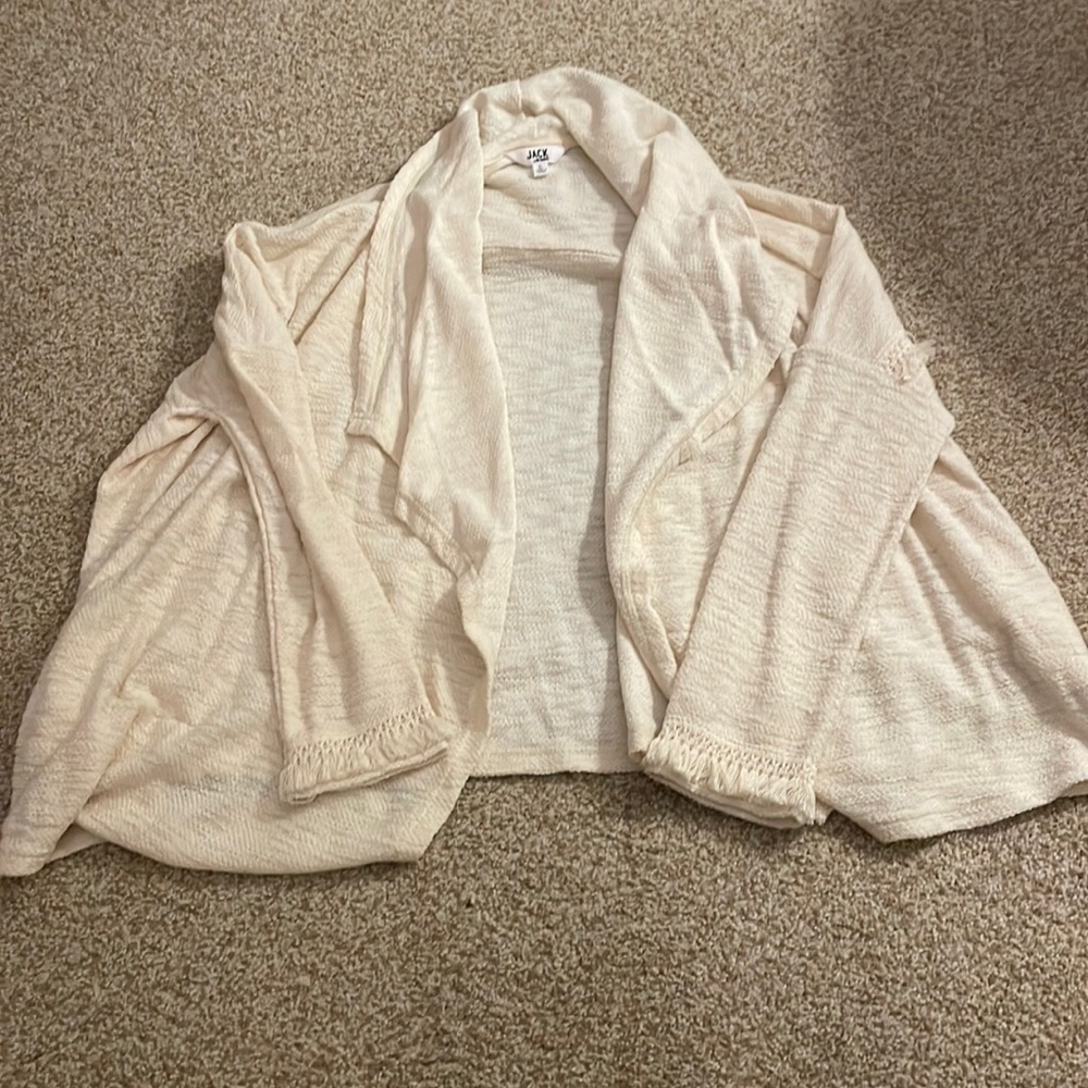 Jack by Bb Dakota cream cardigan